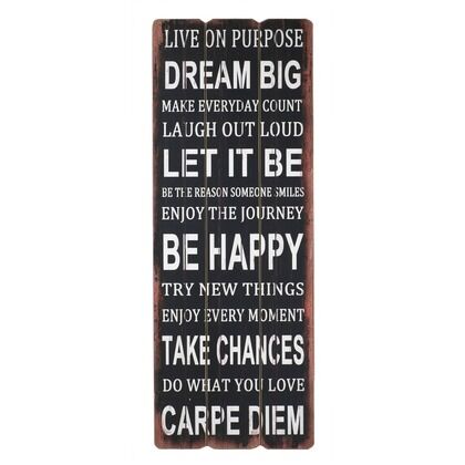 ウッドサインプレート WxDxH:80x30x2(cm) 3841-A 1