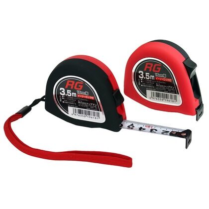 RGコンベ3.5mx16mmイージーロック付 レッド.ブラック 3.5m×16mm幅 1