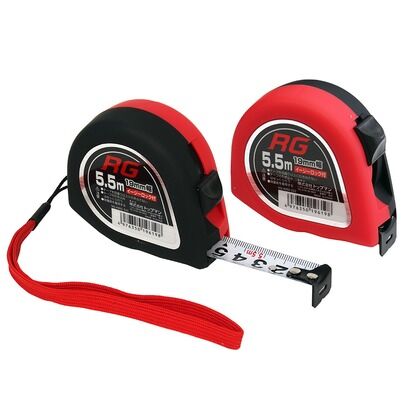 RGコンベ5.5mx19mmイージーロック付 レッド.ブラック 5.5m×19mm幅 1