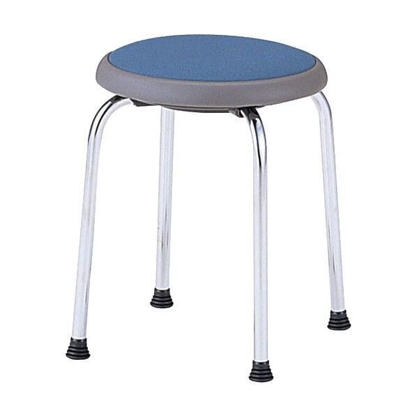 丸イス スモークブルー