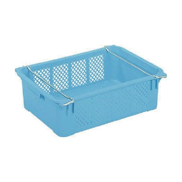 ネスティングコンテナー 104400 サンテナーA#40ー2(ハンドル付)青 SK104400 1点
