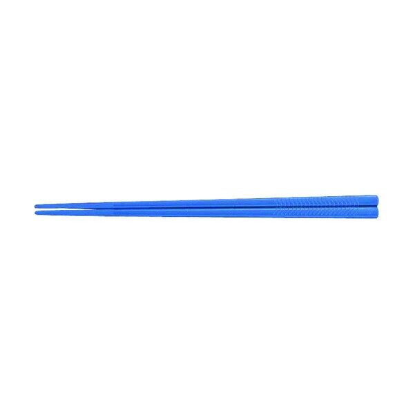 遠藤商事 関東プラスチック PETすべり止め付彫刻入箸 PT-180 ブルー RHS96011 100膳