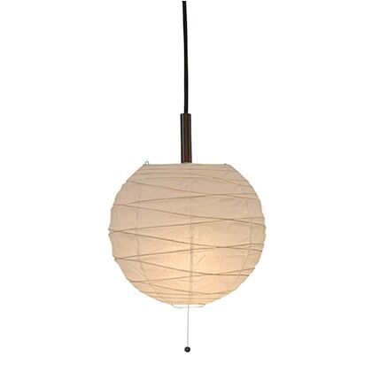 和紙照明ペンダントランプ 白普通紙 Φ250mm×H225mm PN-25 1