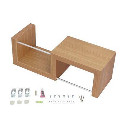 ZIGRACK ジグラック ナチュラル Sサイズ(W390×D135×H130mm) ZIG-1B 1個