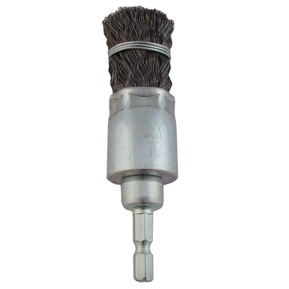 六角軸筆型ワイヤーブラシ鋼線Φ25