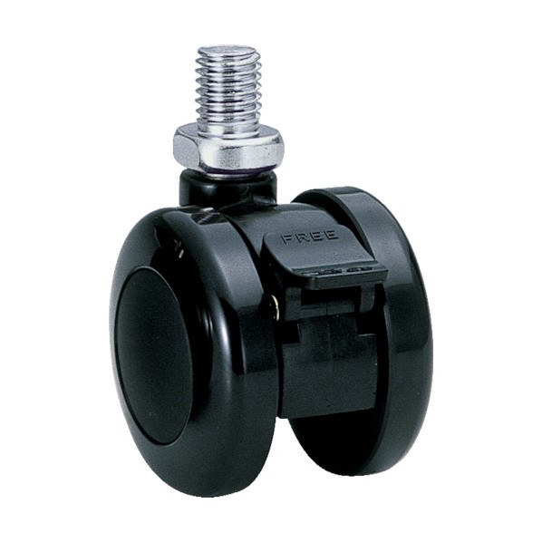 ナイロン車輪 50径 許容荷重60kgf 黒 TY50N12SBP1.25L-14 1点