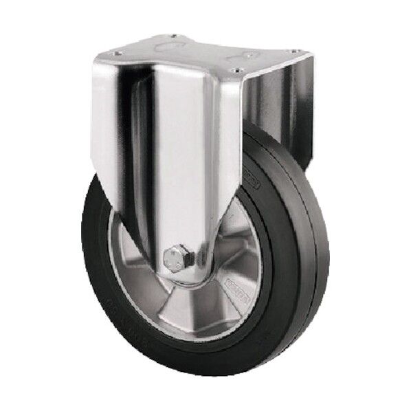 重荷重用キャスターZETA(ゴム車) φ125 固定式 4688IEP125P63 1点