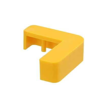 コーナーガード用エンドキャップ イエロー 35mm用 97804 1個