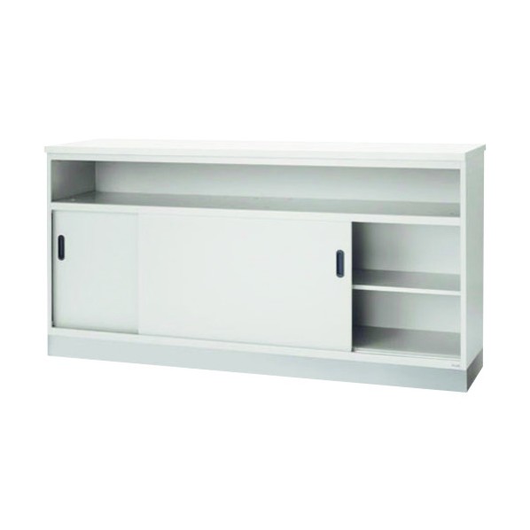 91708)SK ハイカウンター中棚付書庫 SK-W3540NT W4 1点