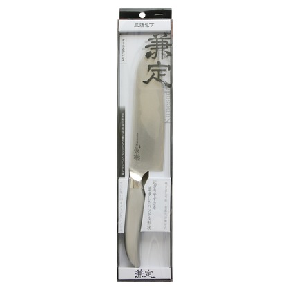 MVオールステンレス三徳包丁 (W)75×(H)376×(D)25mm 1