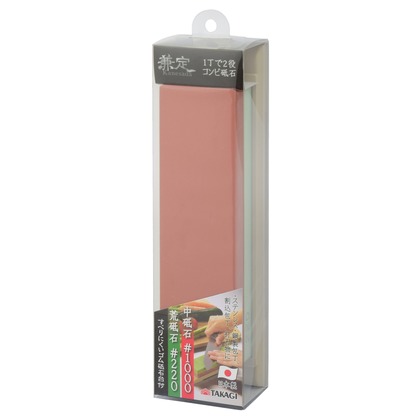 包丁両面砥石荒・中#220/1000 (W)60×(H)245×(D)45mm 1