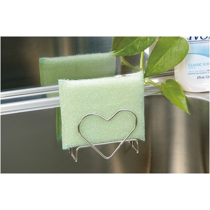 スポンジホルダーハート型 (W)90×(H)110×(D)45mm 1