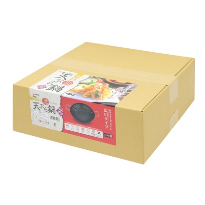 両手広口天ぷら鍋アミ付ＴＮ－２８ (W)305×(H)109×(D)305mm 1