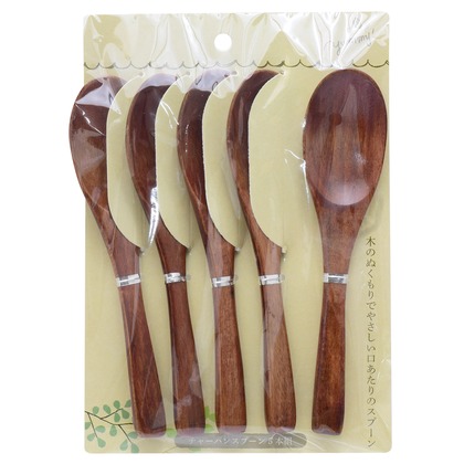 木製チャーハンスプーン5本組 (W)175×(H)195×(D)20mm 1
