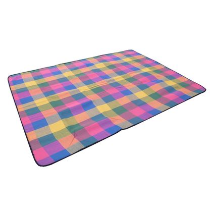 レジャーシート チェック 厚手 ふんわりレジャーマット 特大 1