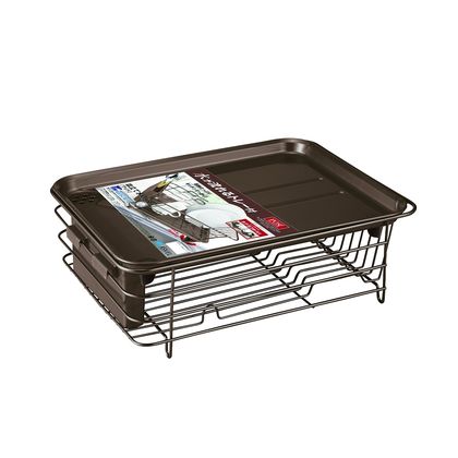 Nポゼ縦横兼用Wコート水切り ブラウン 1