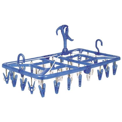 洗濯ハンガー アーチ ベランダ用 目隠しハンガー ピンチ36個付 1