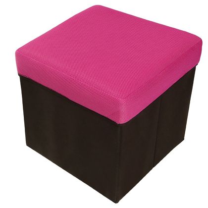 座れる収納ボックス チェア収納BOX ピンク WJ-570 1