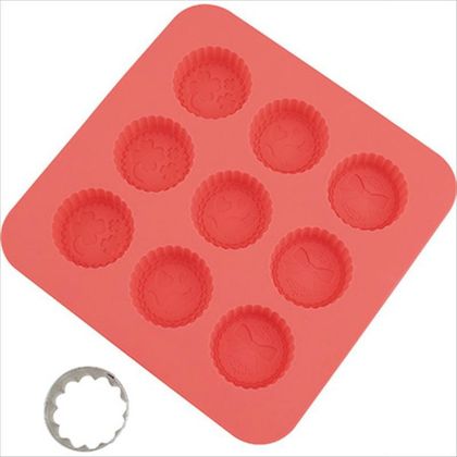 お菓子 型 2層デザイン チョコ&クッキー 丸 kai House SELECT