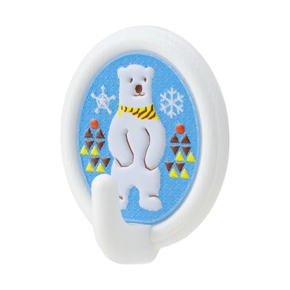 粘着フック 北欧フック クマ H-714 2個