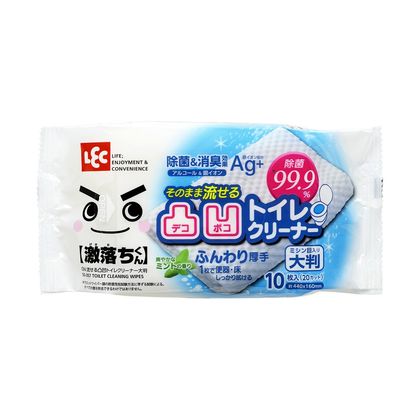 激落ちくん 流せる 凸凹 トイレクリーナー 大判 SS-257 10枚