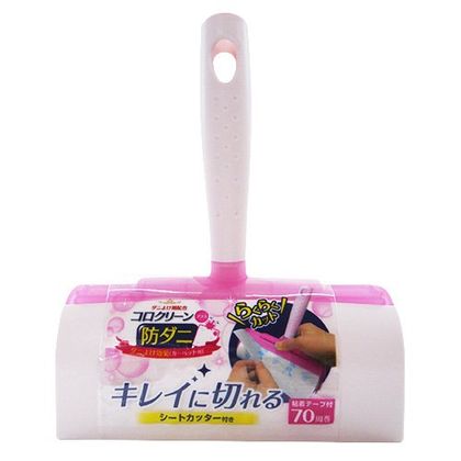 防ダニ 粘着クリーナー コロクリーン ハンディタイプ ピンク 1