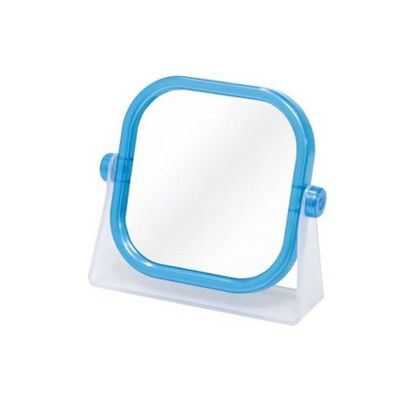 鏡 卓上 スタンドミラー ブルー NO.4930 1