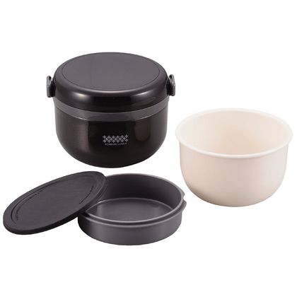 どんぶり 保温弁当箱 特盛 ほかどん ブラック HB-264 1