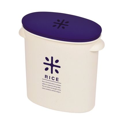 RICE お米袋のままストック 5kg用 ネイビー HB-2166 1