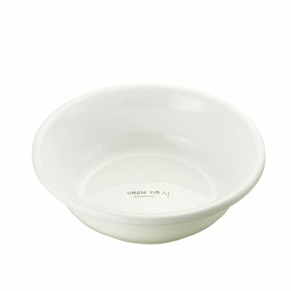 湯おけ 浅型 シンプルイズム ホワイト 1