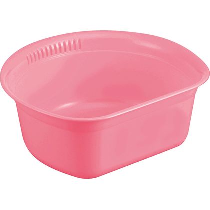 HOME&HOME 洗い桶 丸 パールピンク 1