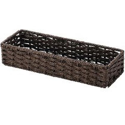 ペーパー バスケット カトラリーケース ダークブラウン CH-410DBR 1