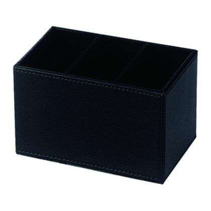 合皮リモコンBOX ブラック 1