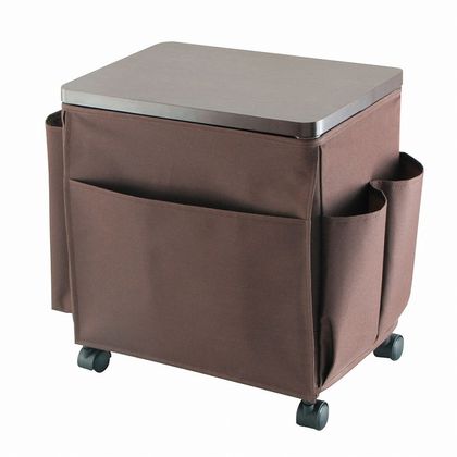 WTWサイドテーブルワゴン BR F2531 ブラウン 012339 1台