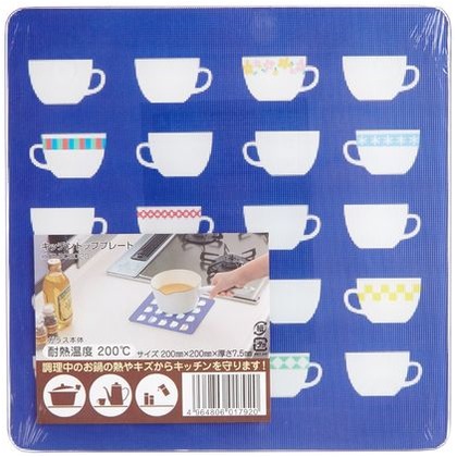 Belca 強化ガラス製 キッチントッププレート カップ 1545 1
