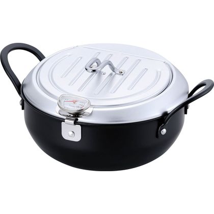 鉄製 蓋付き 天ぷら鍋 IH対応 いいもの小路 燕三条 TM-9467