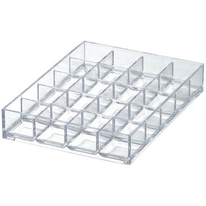 アクセサリー 文具 収納 ライフモデュール システムトレーA6 (20分割) クリア LM-T10 1