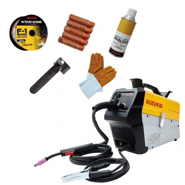 SUZUKID(スズキッド) アーキュリー80NOVA 累計販売10,000台突破キャンペーン 515mm×185mm×350mm イエロー×ブラック×シルバー SAYI-80NTA 1セット...