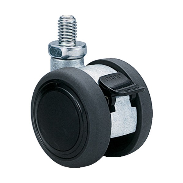 本体アルミダイカスト エラストマー車輪50径 AE50N12SBL-14 1点