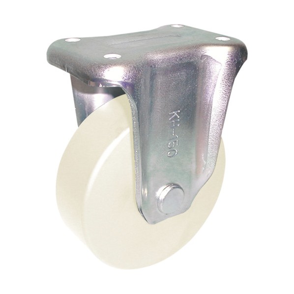 重荷重用帯電防止MCナイロン車輪(ベアリング入)固定金具付 HEMC-KH150AS 1点