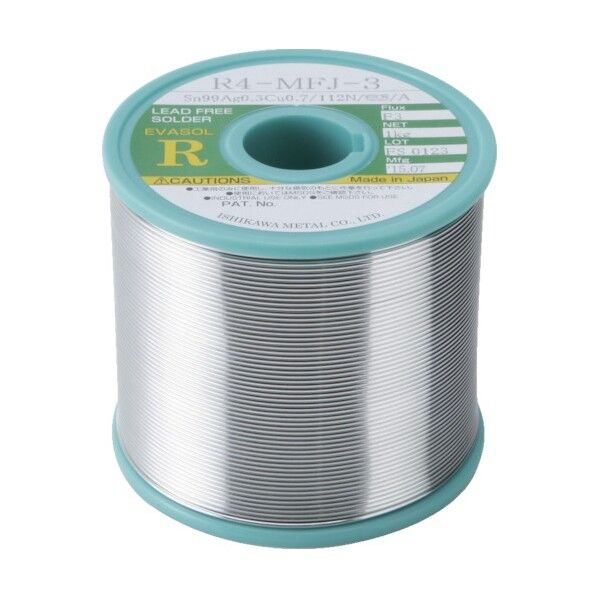 エバソルMFJ(すず99.0%/銀0.3%/銅0.7%)-1.6mm-1kg R4MFJ3-16 1点