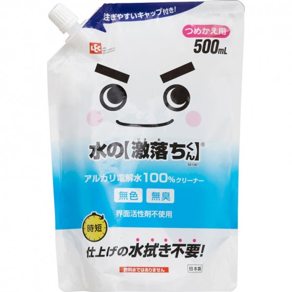 激落ちくん 水の激落ちくん アルカリ電解水100%クリーナー 詰替 500ml S01061 1個