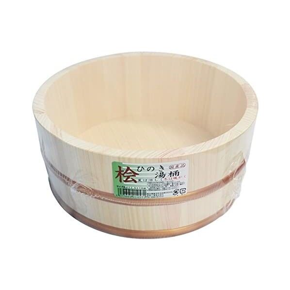 ひのき湯おけ 22.5×10cm 1個