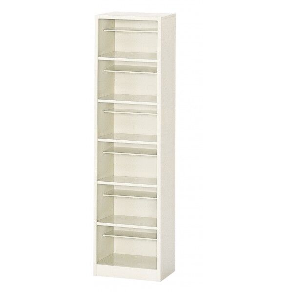 フリータイプ シューズボックス 1列6段(12人用) セミホワイト BA-6N 1台