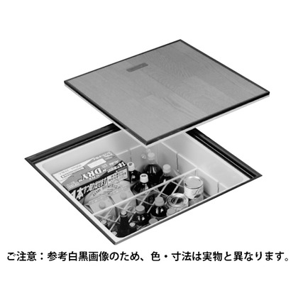 ノックダウン式床下収納庫  シルバー 浅型 606角 FS606S          1