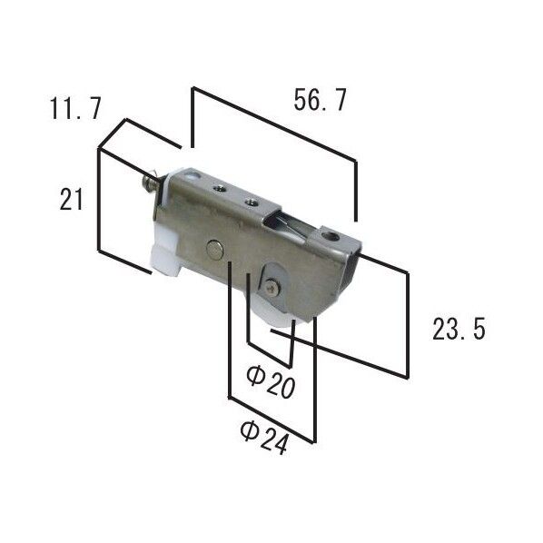 サッシ用取替戸車 YKK Y-S006/HH-T-0006 1個