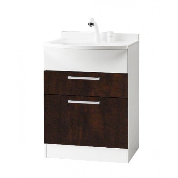 化粧台(一般地シャワー水栓2段引き出しアルバ600)