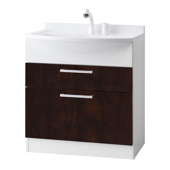 化粧台(一般地シャワー水栓2段引き出しアルバ750)