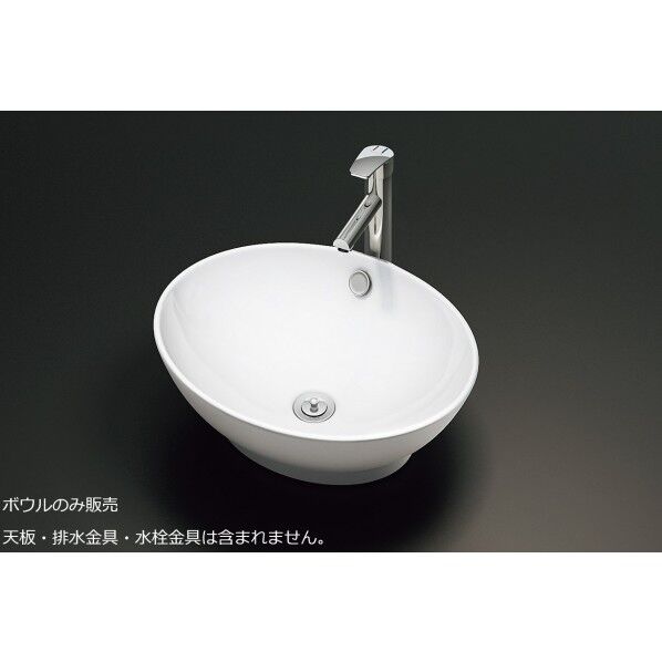 洗面ボウル(陶器製ベッセル) ホワイト L462NLW 1点