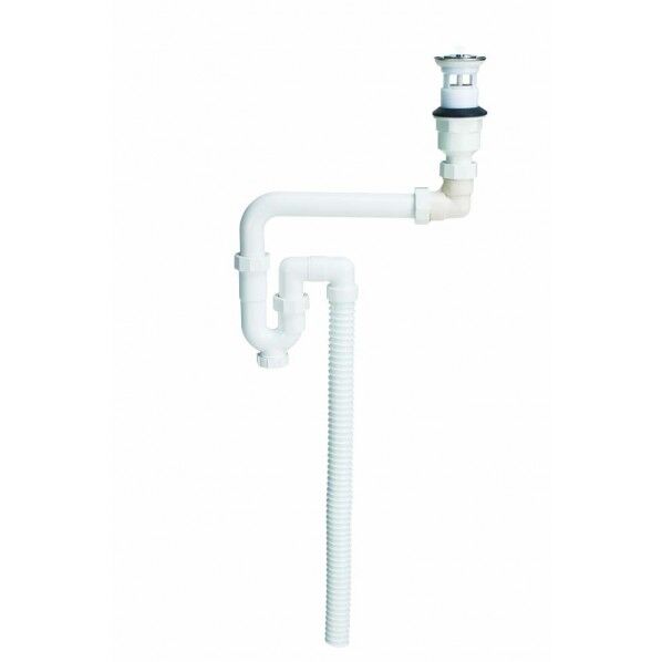 排水金具ワンタッチゴム栓付(ジャバラ式床排水) LF653AM 1点